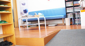 うしき接骨院の入り口